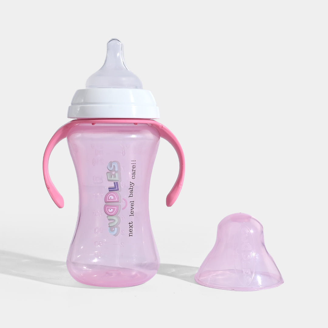 Cuddles Feeder Bottle 260Ml Pink