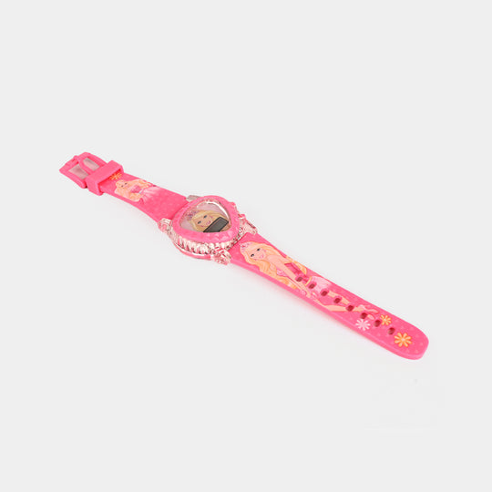 Girls Character Watch Triangle Dial