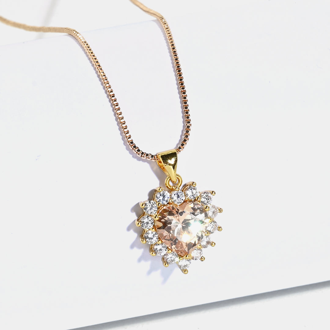 Girls Fancy Zircon Necklace