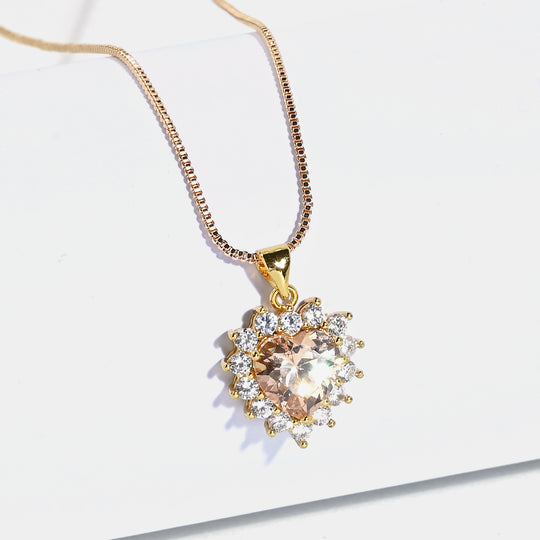 Girls Fancy Zircon Necklace