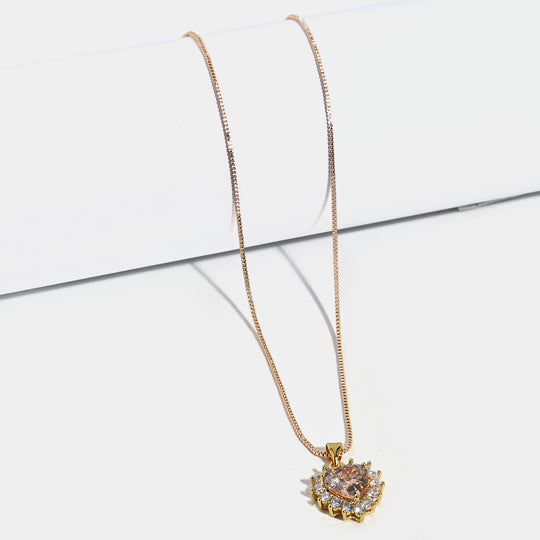 Girls Fancy Zircon Necklace