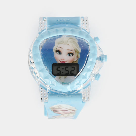 Girls Character Watch Triangle Dial