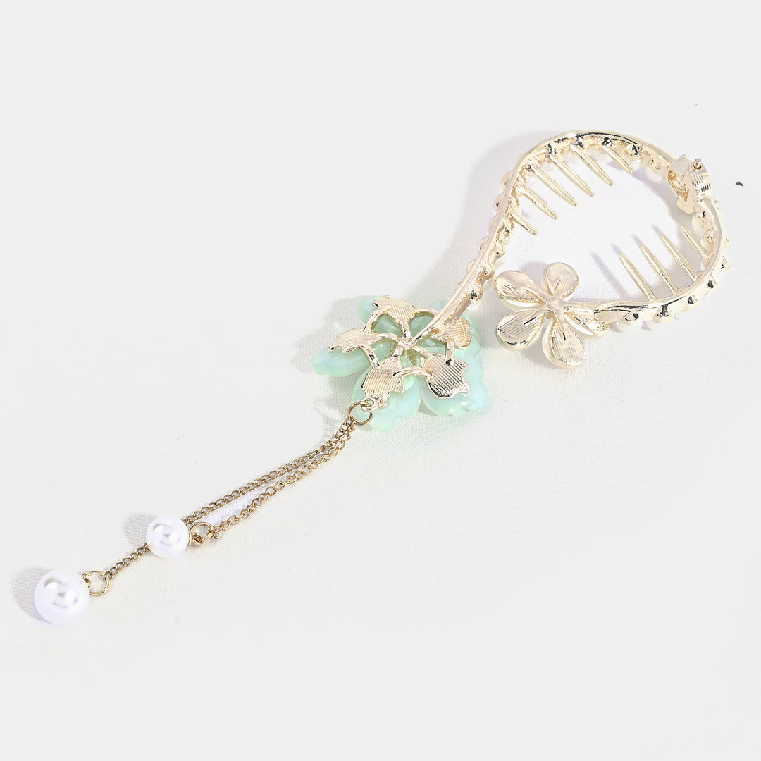 Fancy Girls Ponytail Hair Claw Clip