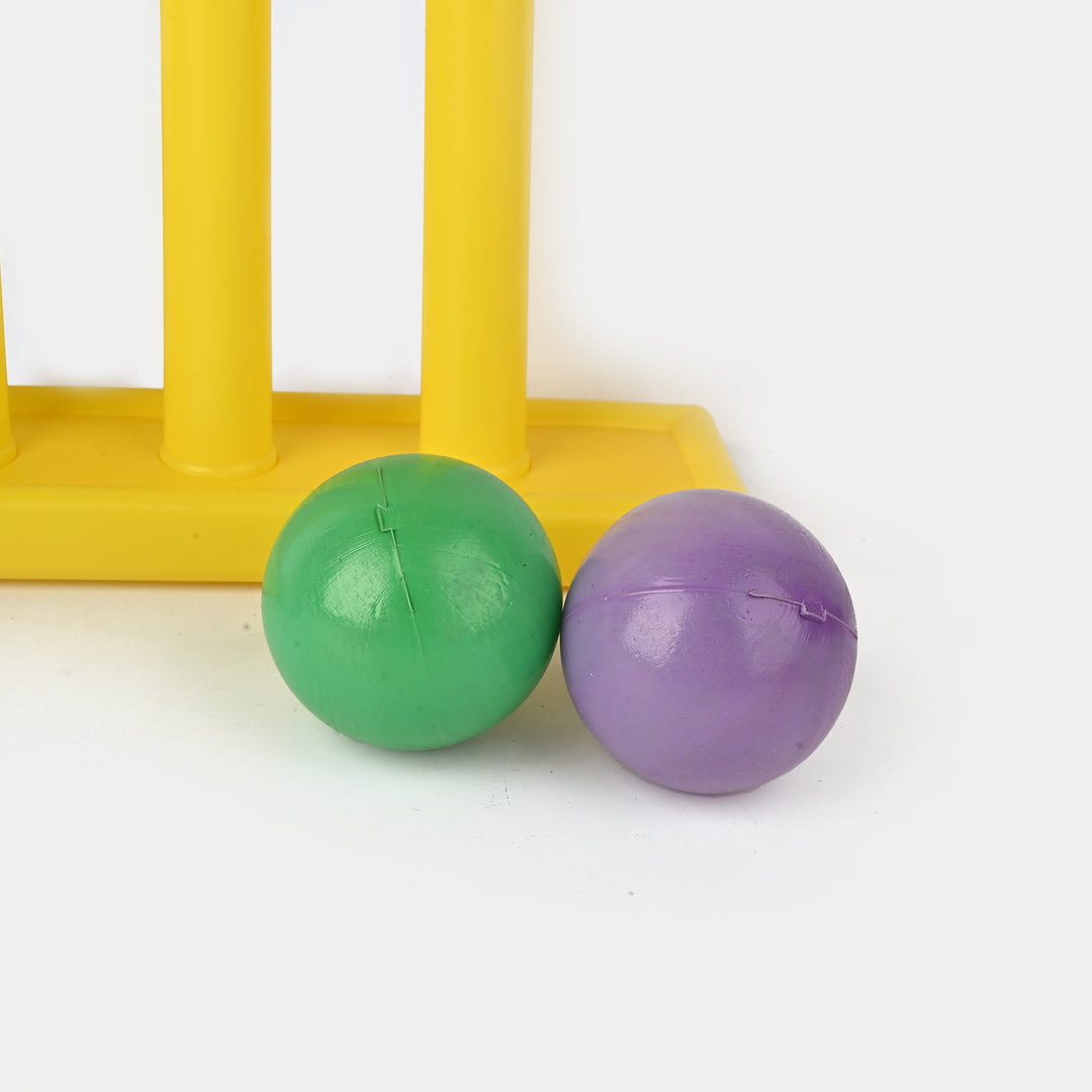 Kids Cricket Training Plastic Bat Ball Set