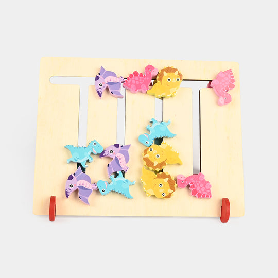 Wooden Four Color Intelligence Game