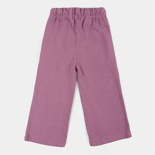 Girls Jersey/Terry Pajama (Basic) - Purple