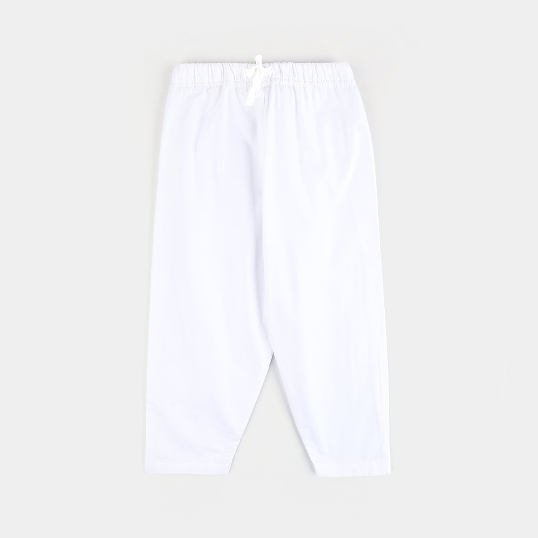 Infant Boys Cotton Eastern Bottoms - Off White