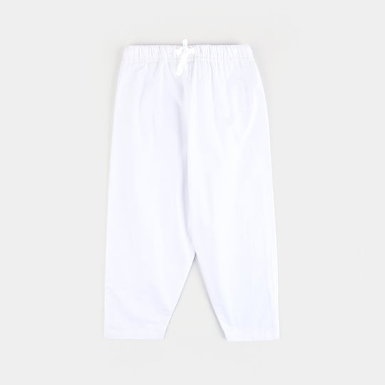 Infant Boys Cotton Eastern Bottoms - Off White