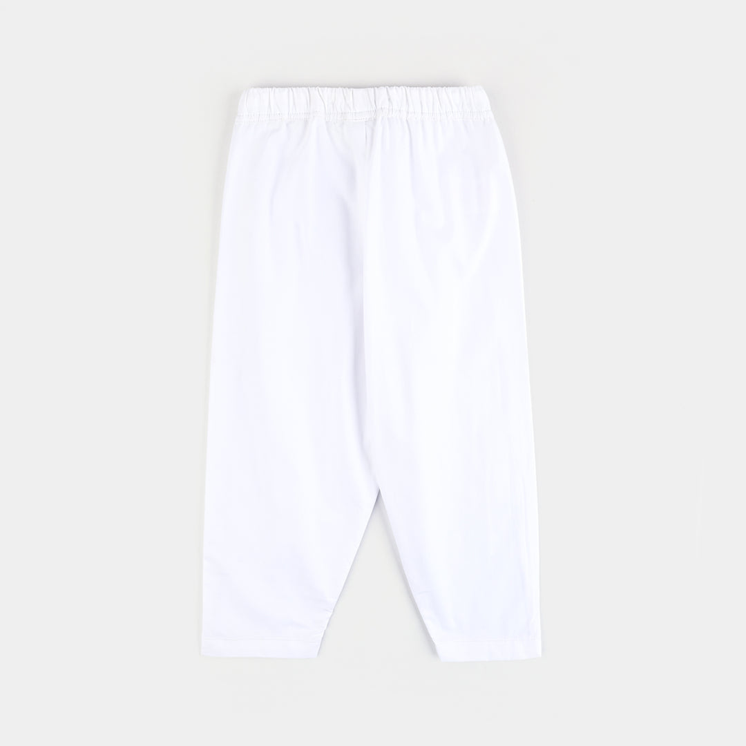 Infant Boys Cotton Eastern Bottoms - Off White