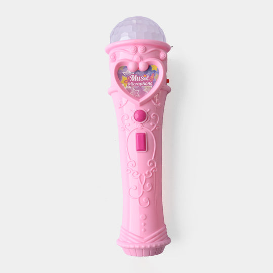 Microphone With Music & Light For Kids