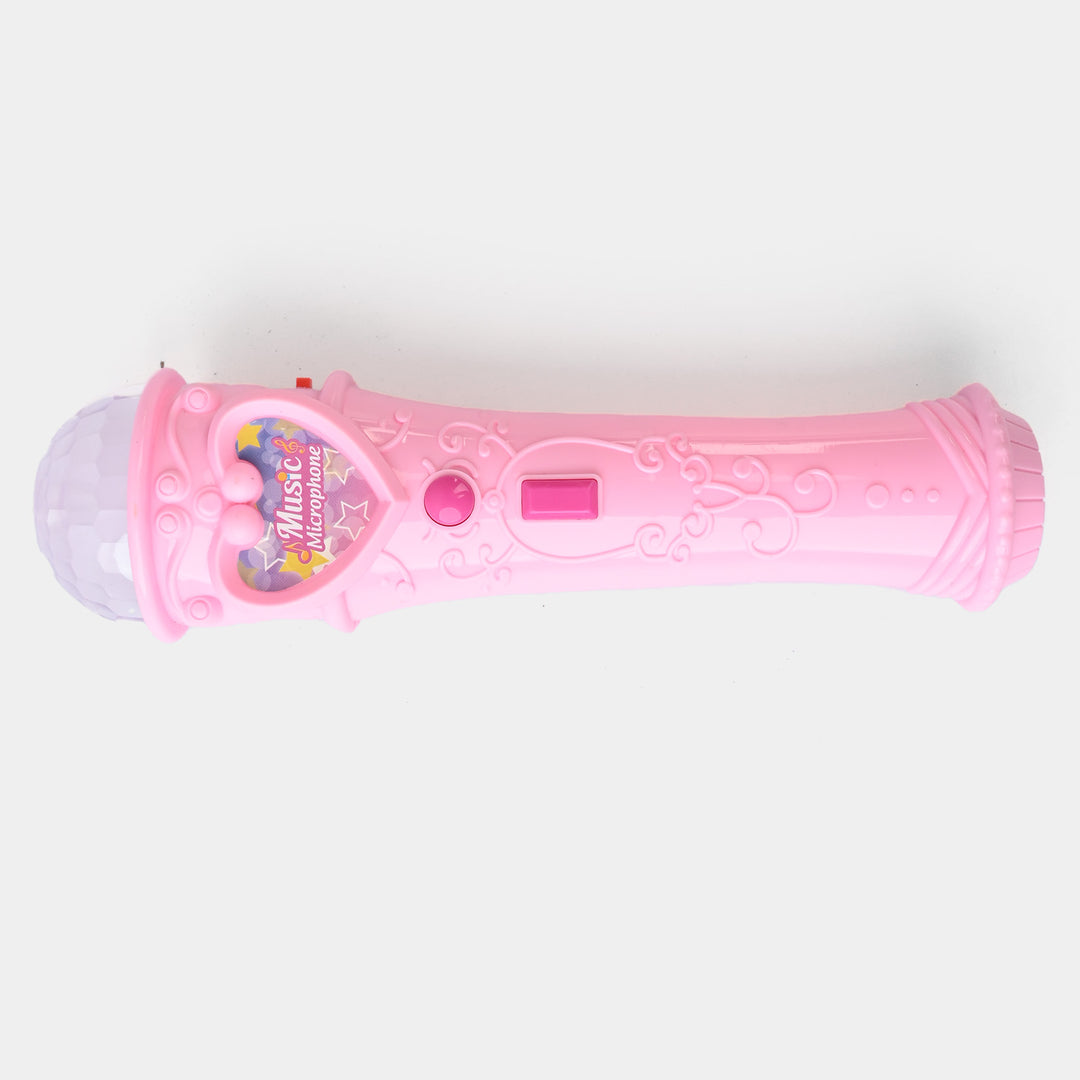 Microphone With Music & Light For Kids
