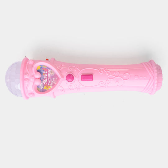 Microphone With Music & Light For Kids