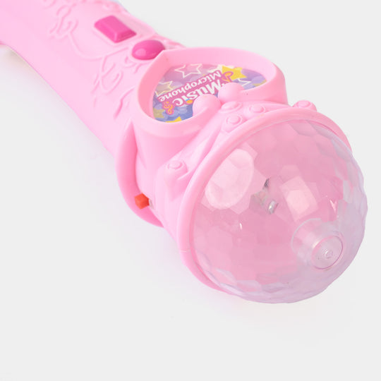 Microphone With Music & Light For Kids