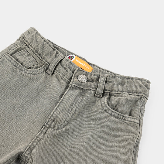 Boys Denim Stretch Shorts (Vengeance) - Grey