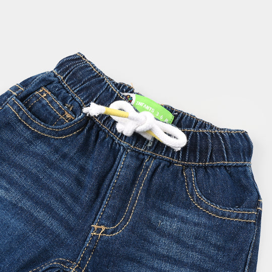 Infant Boys Denim Shorts (Cool Vibes) - Dark Blue