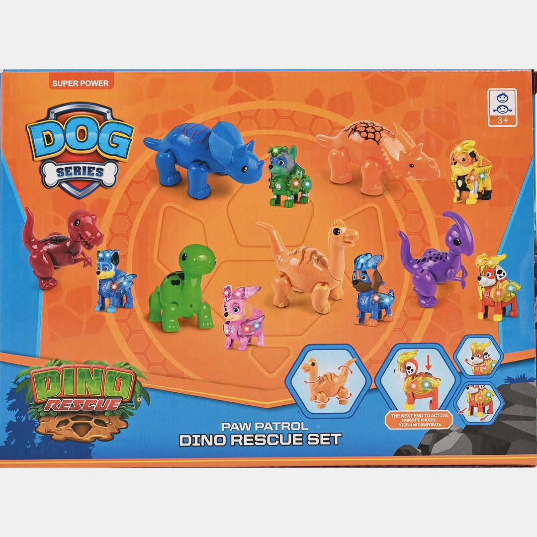 Dino Rescue Set and Dog Squad Building Set