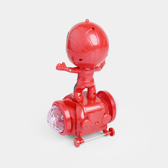 Superhero Electric Balance Scooter Toy with Light & Sound