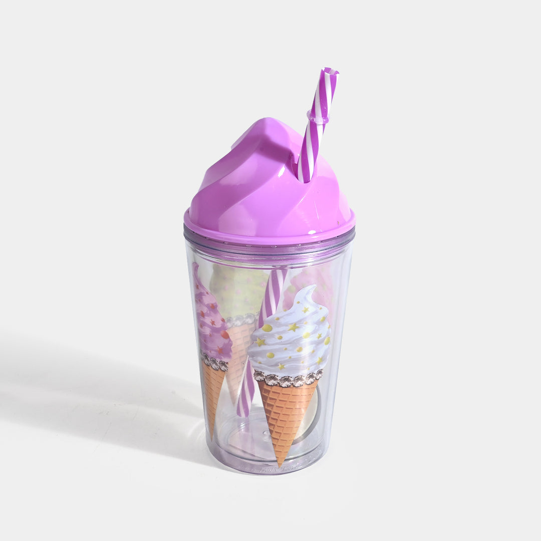 Acrylic Straw Mug/Cup | 300ML