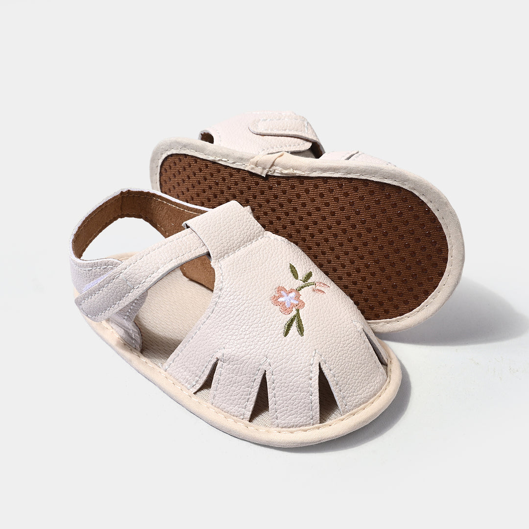 Infant Girls Shoes E213-BEIGE