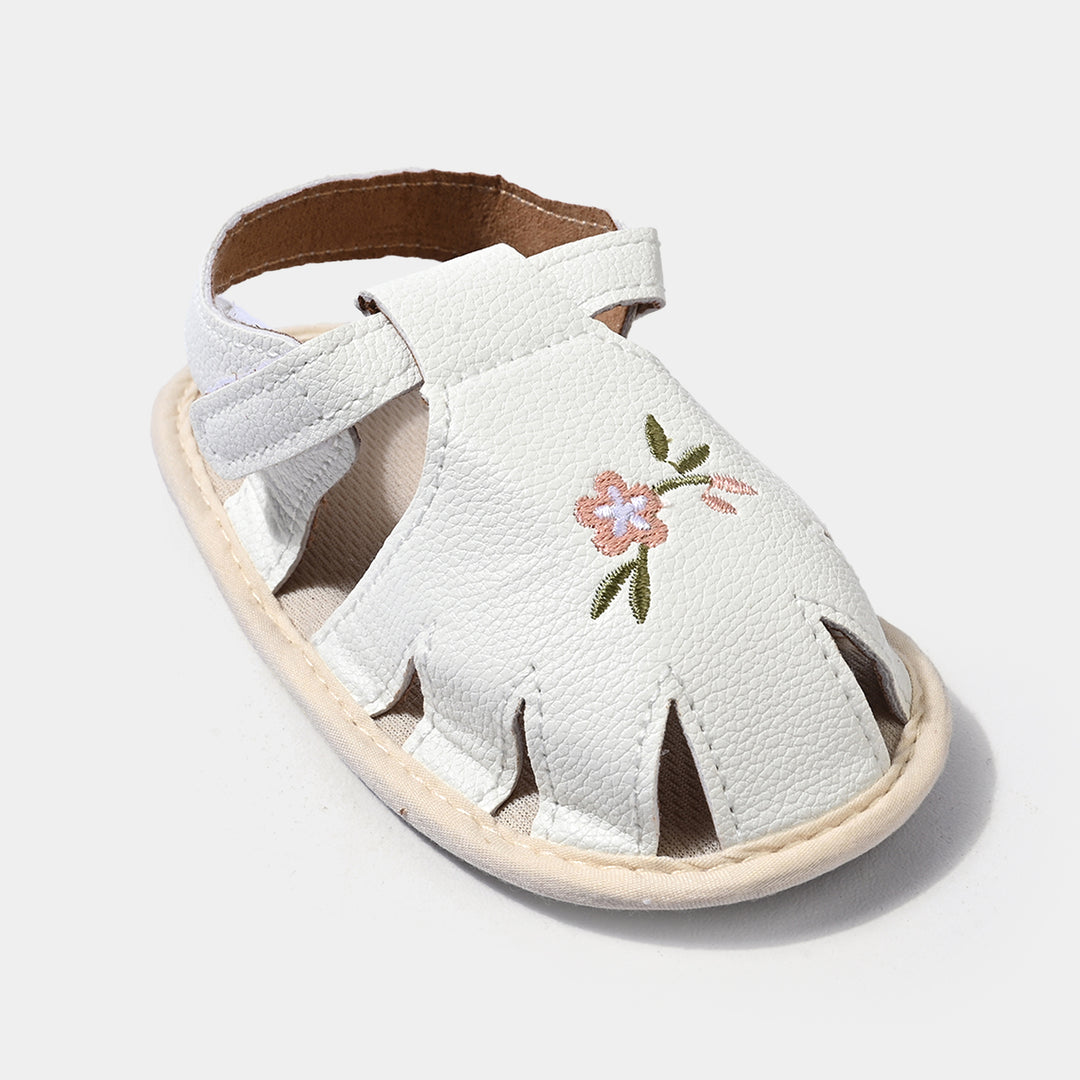 Infant Girls Shoes D163-White