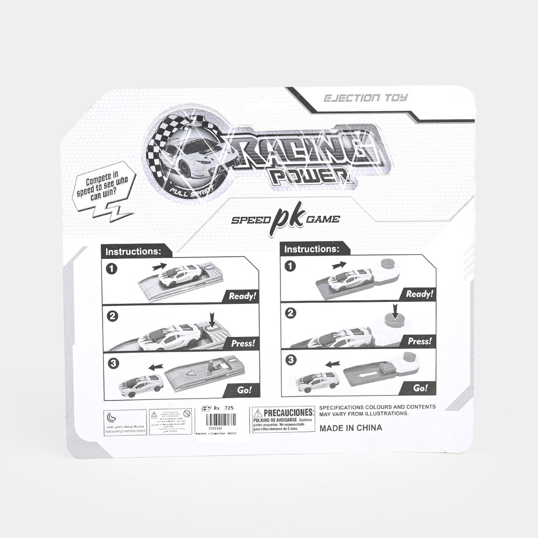Racers with Launcher – Speed and Excitement in Every Launch!