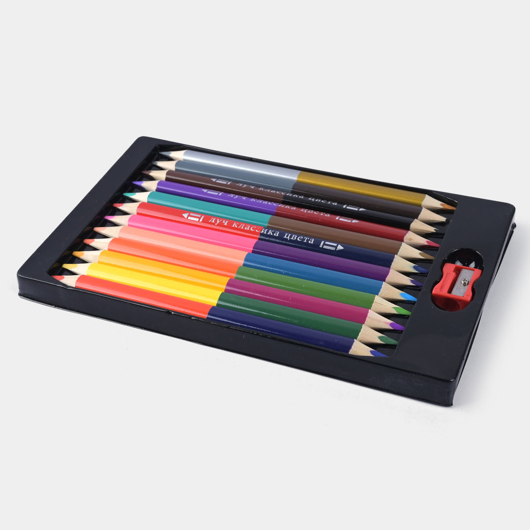 Double Sided Color Pencil Jumbo 12*24 For Kids