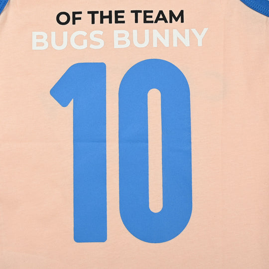 Boys Cotton Jersey Sando-Peach