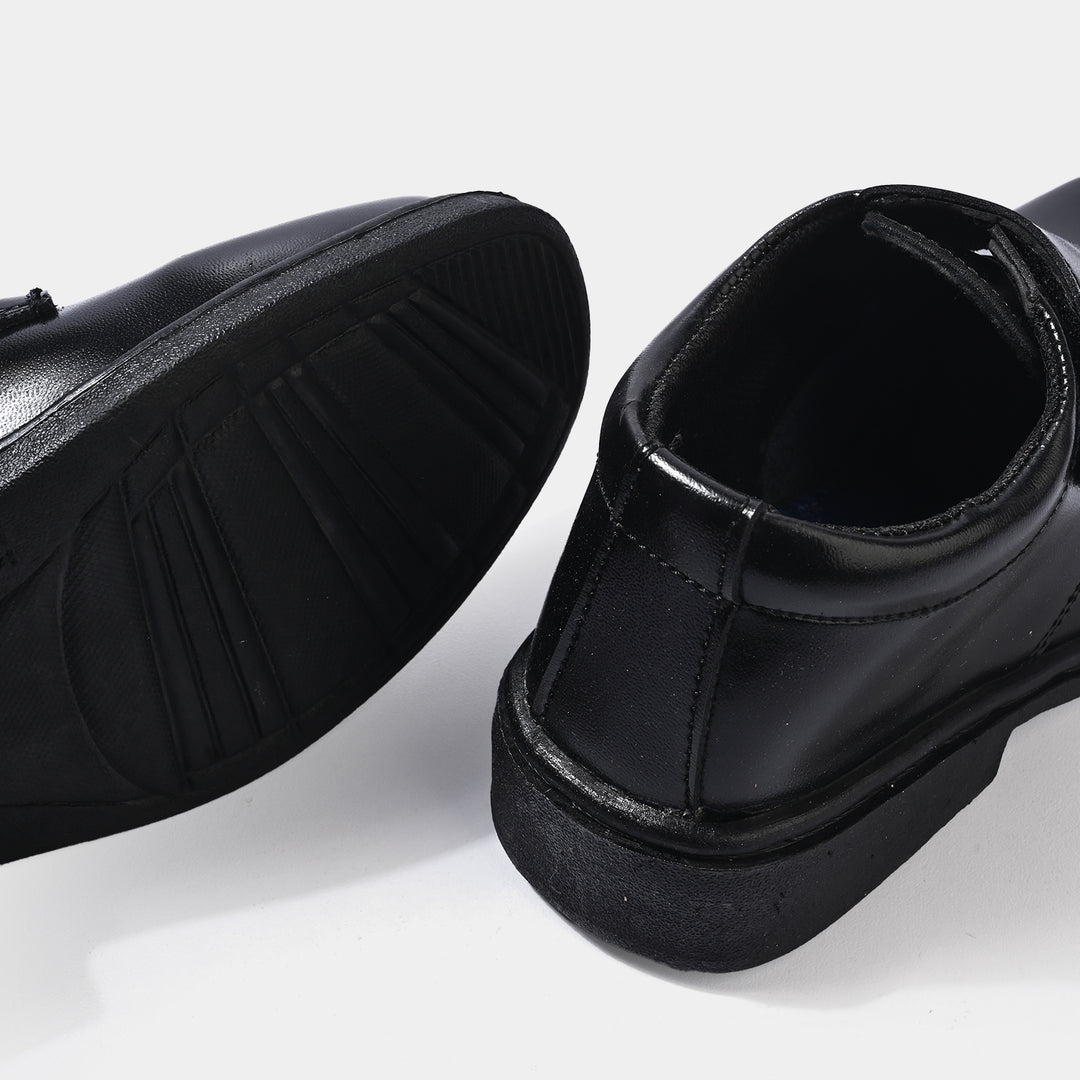 Boys School Shoes TS-12A-BLACK