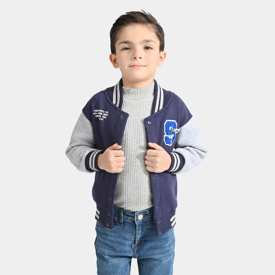 Boys Fleece Knitted Jacket Character