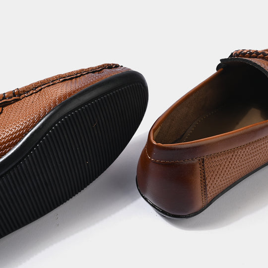 Boys Loafer SS-001-BROWN