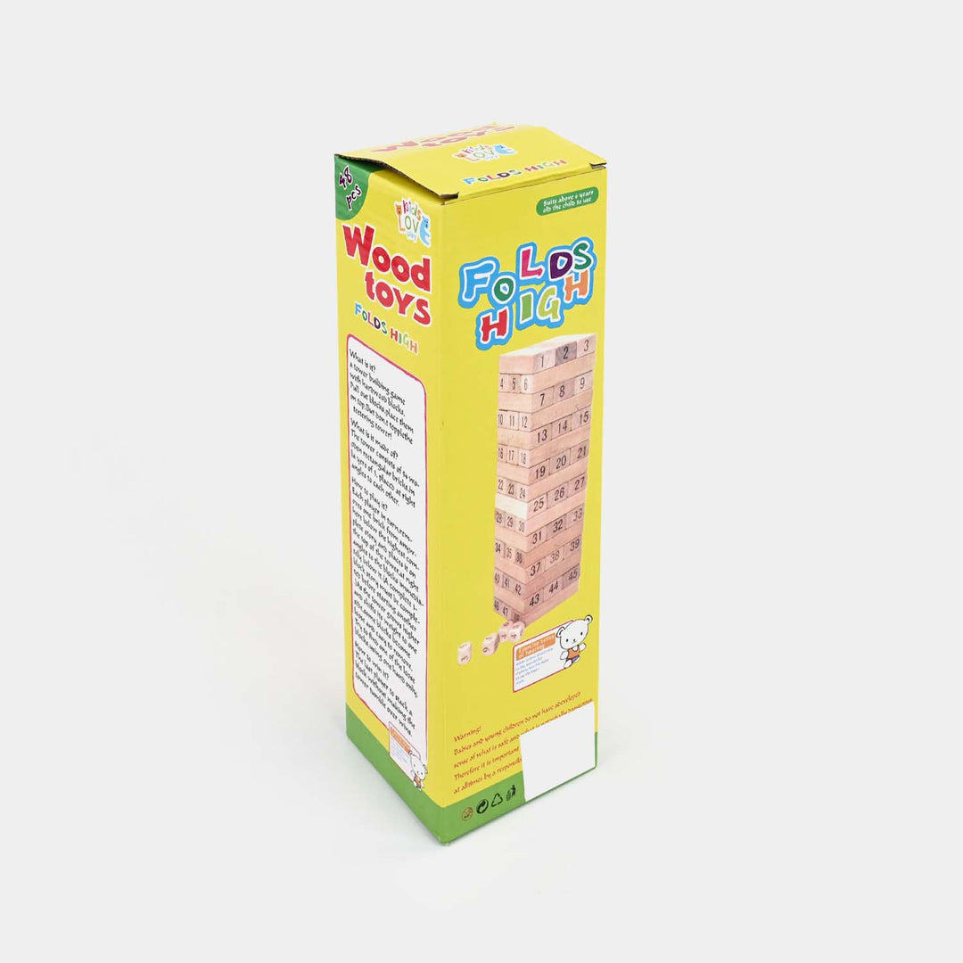 Wooden Stacking Blocks Jenga Puzzle Game
