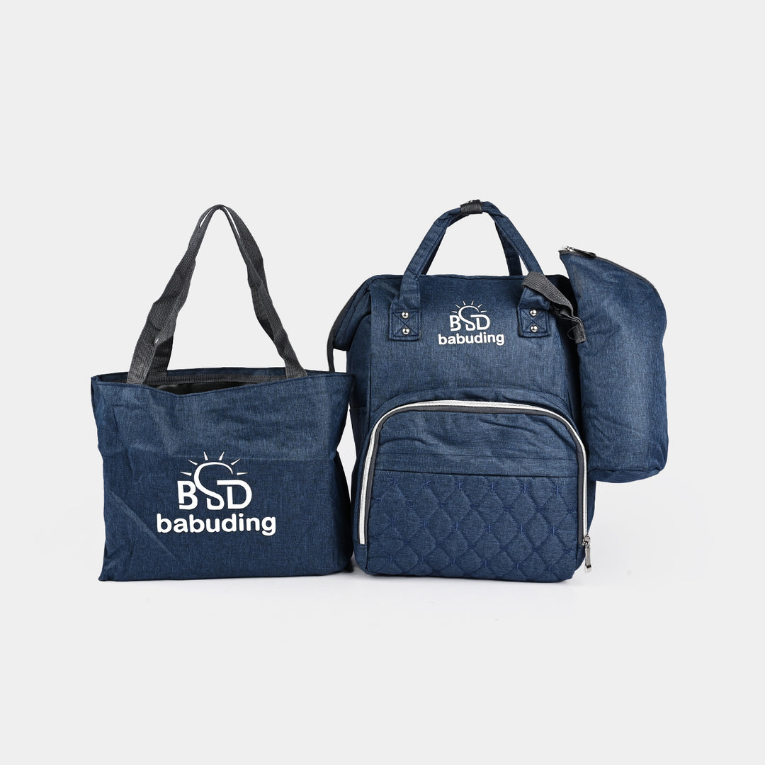 MOTHER BAG/BACKPACK SET | 15-BLUE - 1292