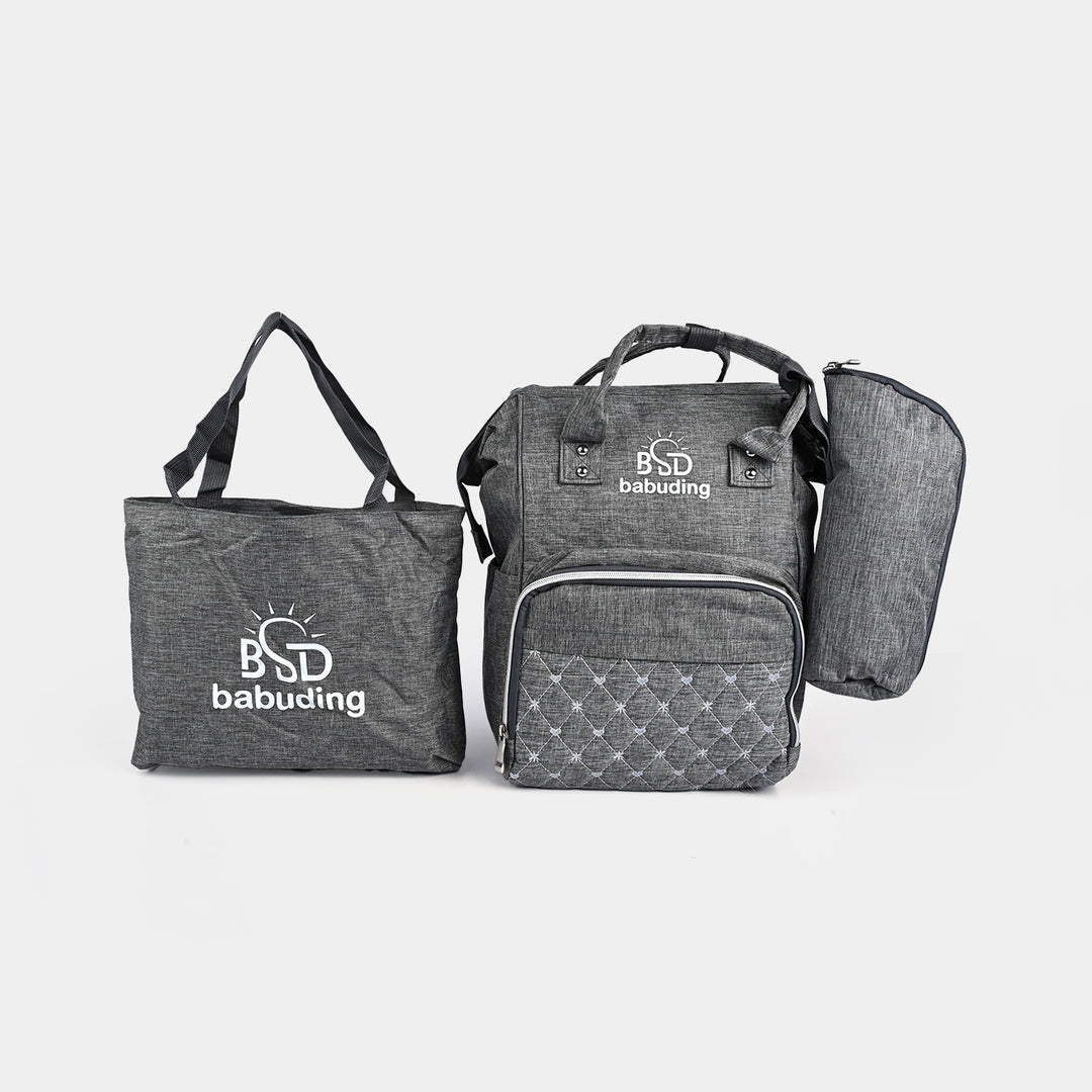 MOTHER BAG/BACKPACK SET | 17-GRAY - 1292