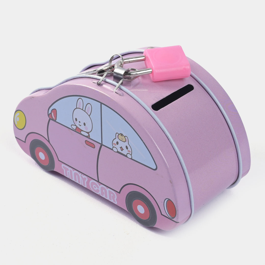 Metal Coin/Money With Lock Box For Kids