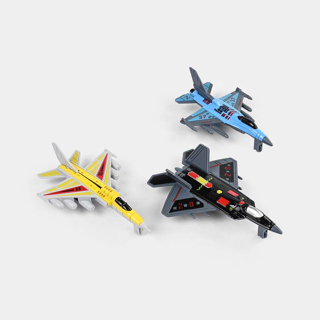 Alloy Slided Fighter Jet/Plane Set | Pack of 3