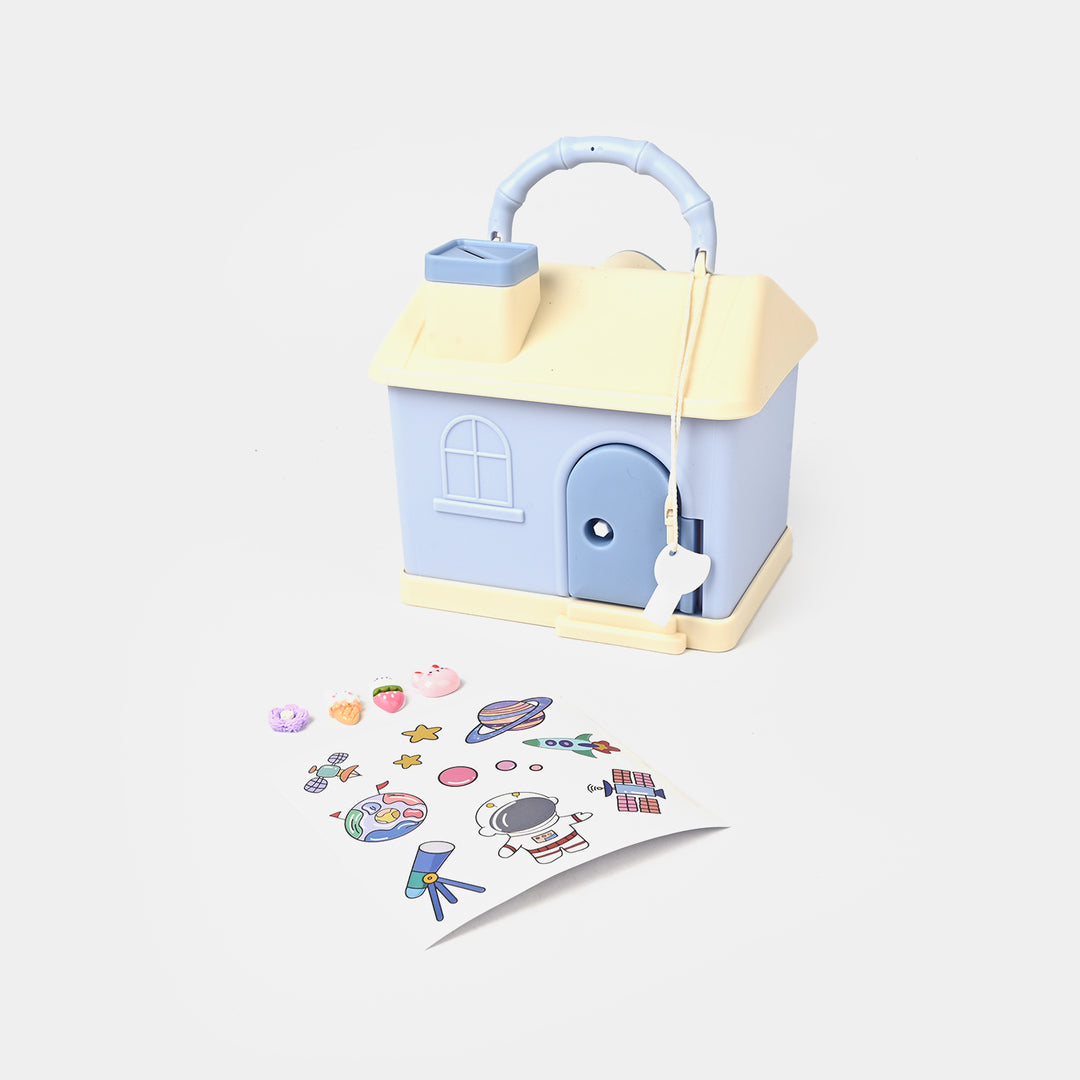 Metal Coin/Money Box with Lock For Kids