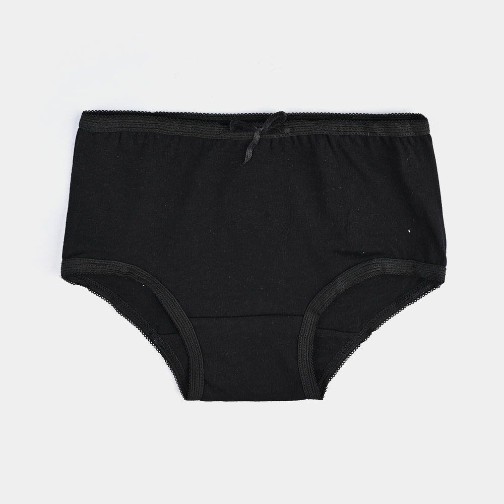 Pack of 2 Girls Cotton Jersey Panties Basic-Black/White