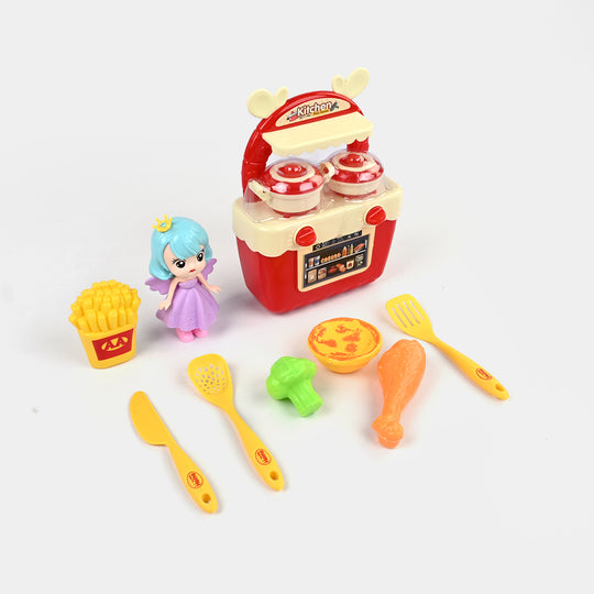 Pretend Play Kitchen Set
