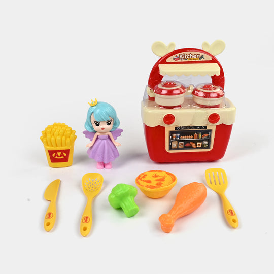 Pretend Play Kitchen Set