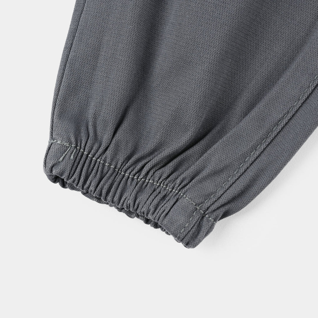 Boys Cotton Twill Pant (Brilliant) – Grey