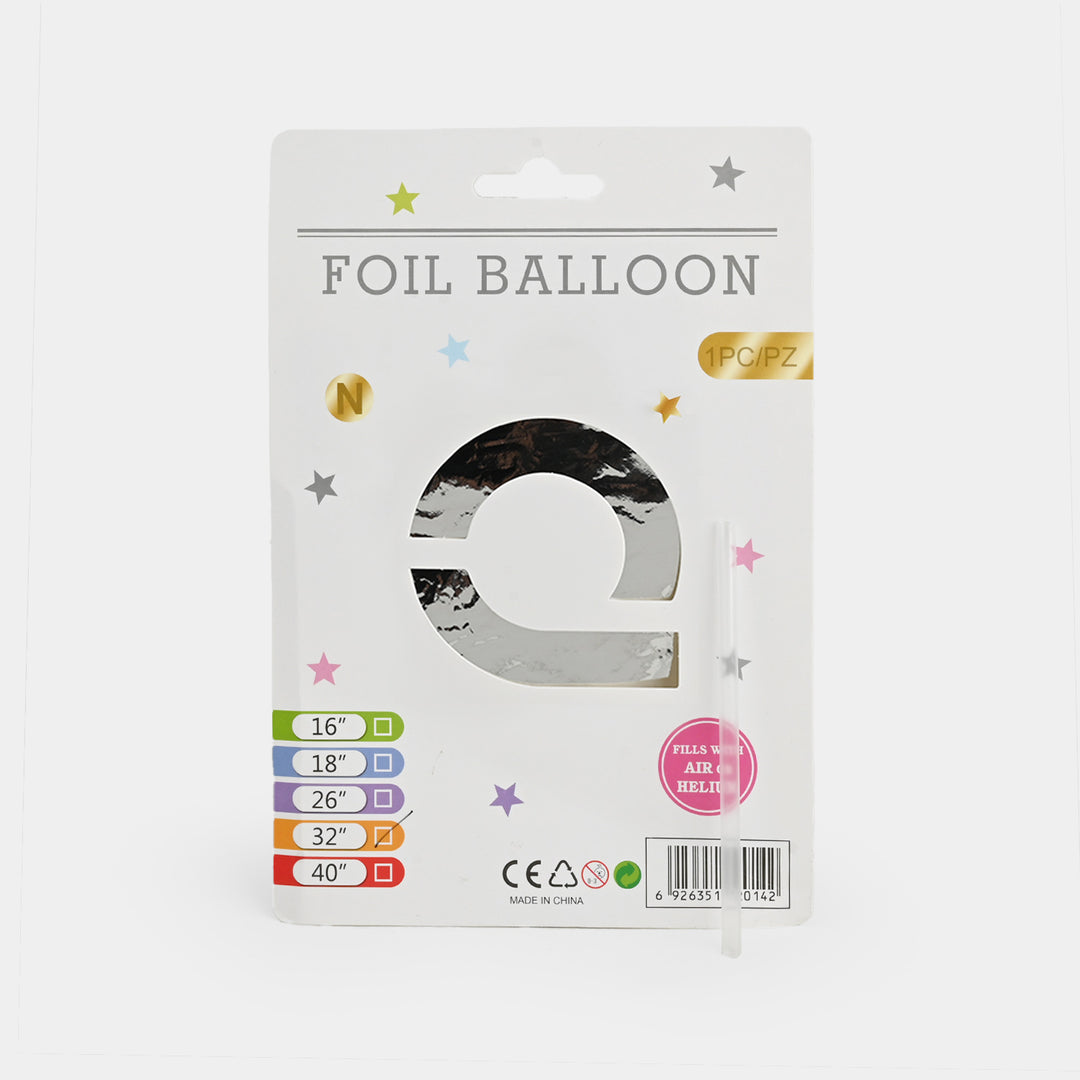 32-Inch Tall Letter Foil Balloons For Celebrations