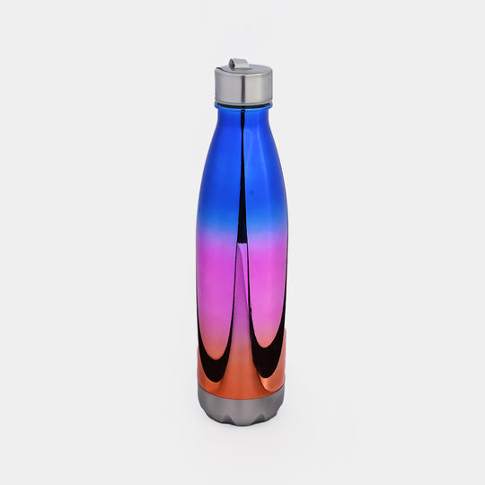 Rainbow Colored Plastic Water Bottle