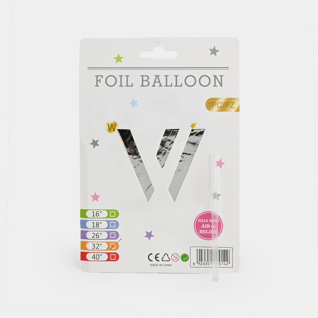 32-Inch Tall Letter Foil Balloons For Celebrations