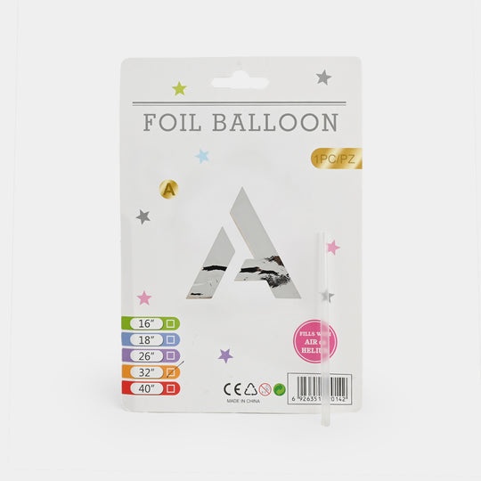 32-Inch Tall Letter Foil Balloons For Celebrations