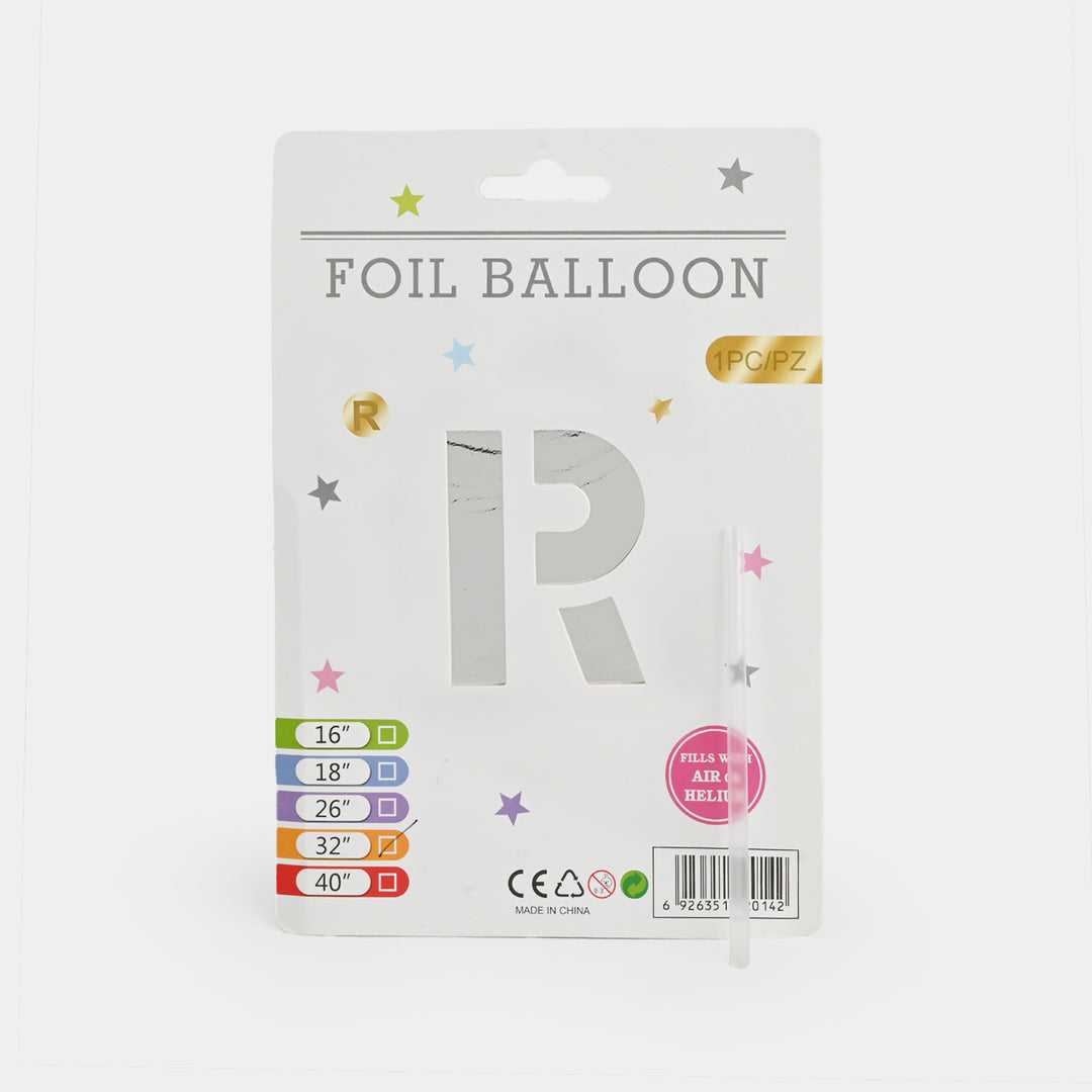 32-Inch Tall Letter Foil Balloons For Celebrations