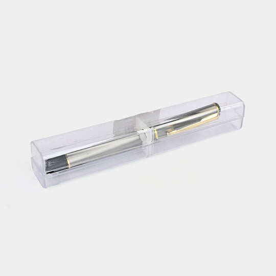 Fancy Fountain Ink Pen with Plastic Case