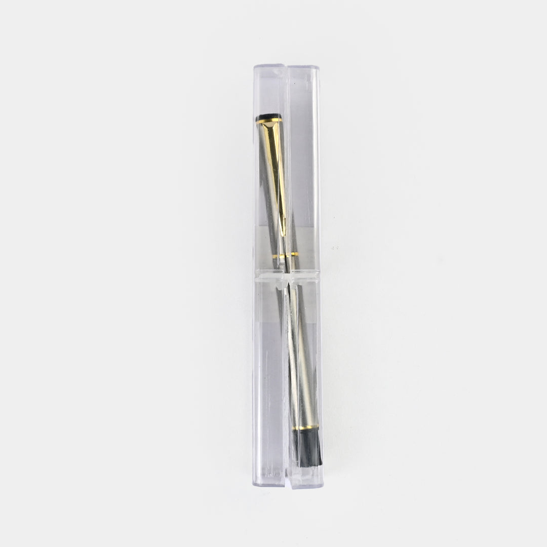 Fancy Fountain Ink Pen with Plastic Case