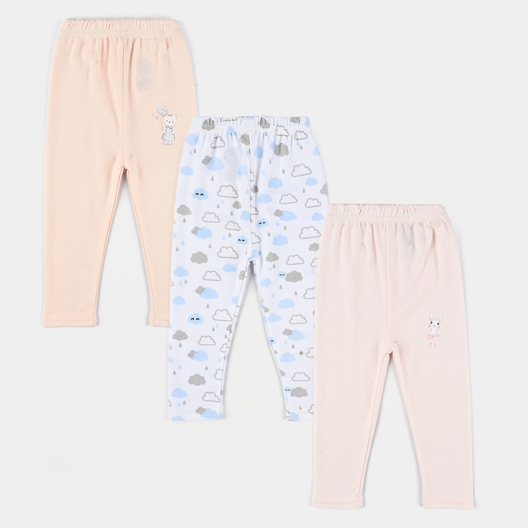 Pack OF 3 Infant Unisex Poly Cotton Pajama Set