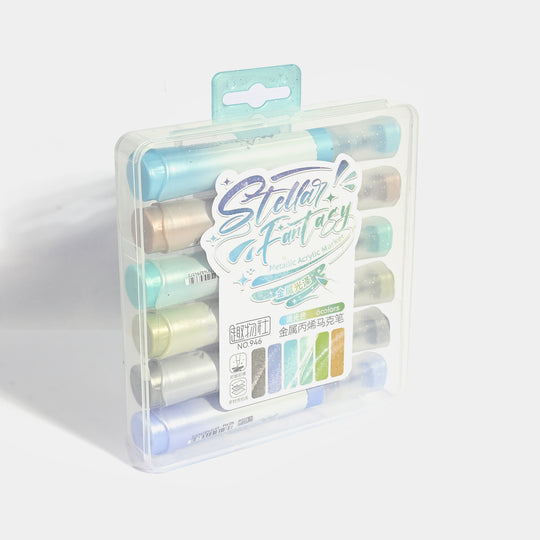 Fantasy Metallic Acrylic Markers