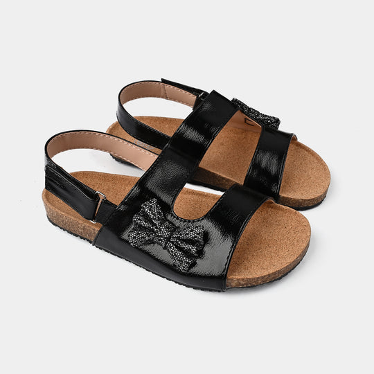 Girls Sandal T-004-BLACK